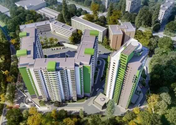 Appartamento Apartamenti Gercena 35 Kiev Esterno foto